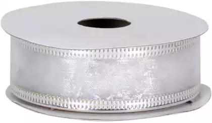 Декоративная лента серебро 270х2,5см 058D-1536D-1