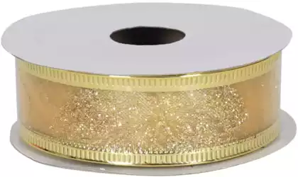 Декоративная лента золото 270х2,5см 058D-1536D-2
