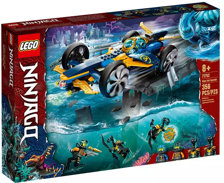 Конструктор Спидер-амфибия ниндзя 356 дет. 71752 LEGO Ninjago