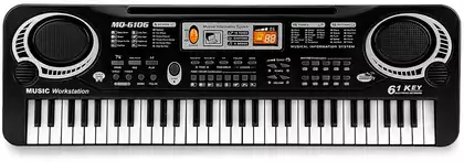 Синтезатор с микрофоном 61кл LED дисплей MQ-6106WB
