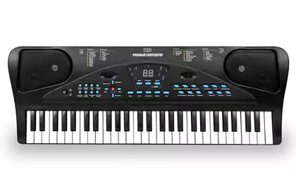 Синтезатор с микрофоном 54кл ZYB-B0694-2WB