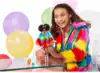 Кукла Barbie Экстра GVR04 в радужном пальто