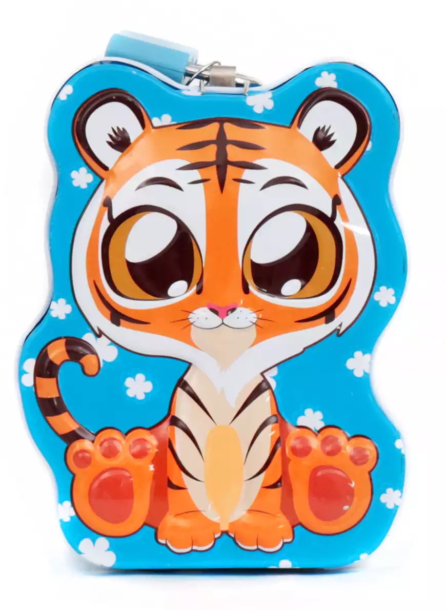 Копилка Тигр на голубом P-10-1 058D-1531D-1