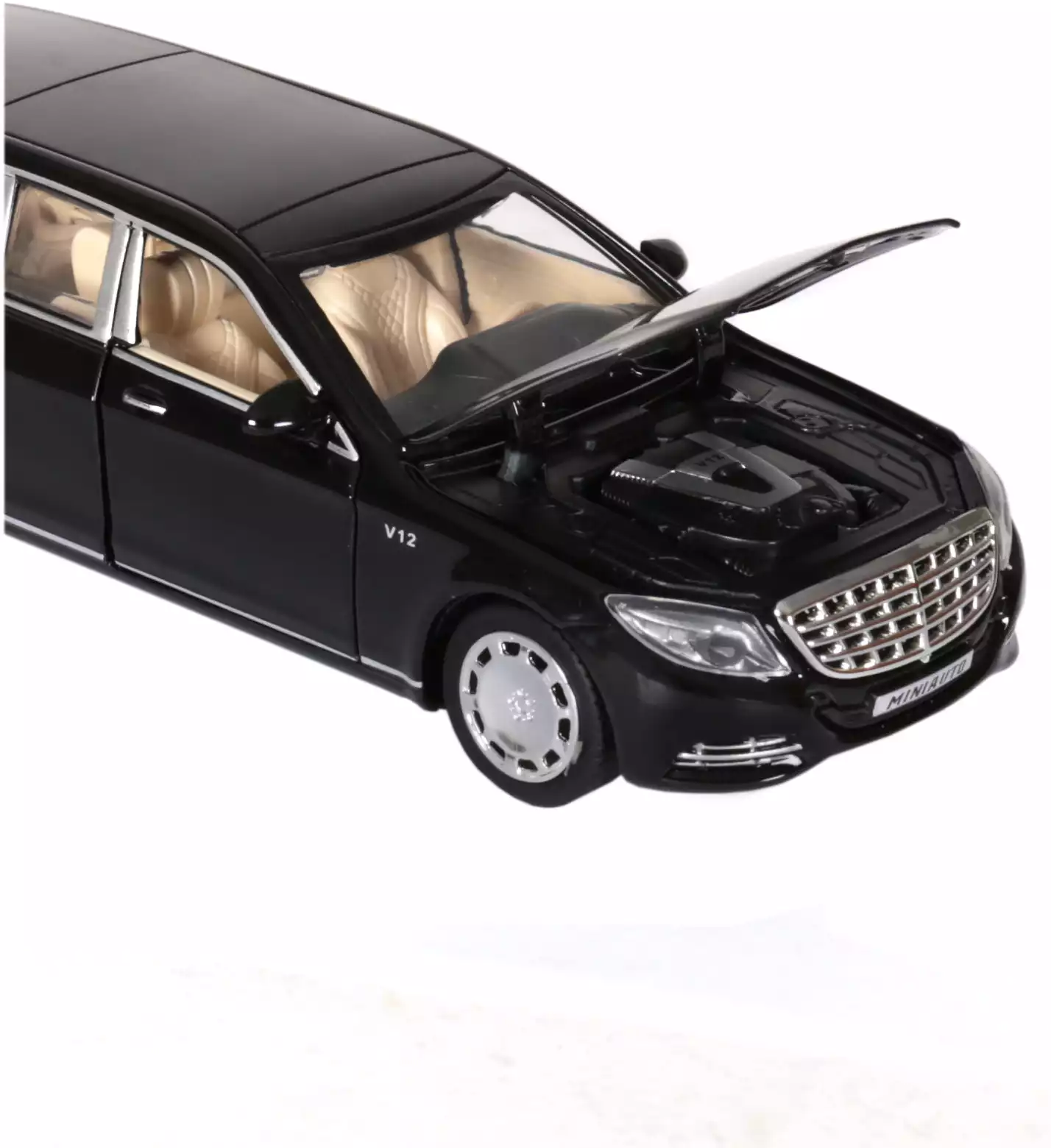 Модель машины Mercedes-Maybach S650 Pillman 1:32 (20см) свет, звук,  Инерционный механизм 8992 купить в Челябинске - интернет магазин Rich Family