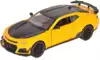 Модель машины Chevrolet (Chevy) Camaro ZL1 1:24 свет, звук, Инерционный механизм 29713, Желтый