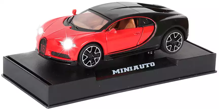 Мод. Маш. 1:32 Bugatti Chiron музыка, свет, Инерционный механизм 3567