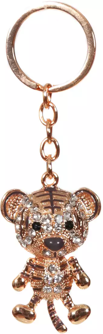 Брелок Тигренок стразы 058D-1731D