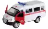 Модель машины АВТОПАРК ГАЗ-3221(ГАЗель) Скорая помощь 6404-A 1:50