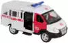 Модель машины АВТОПАРК ГАЗ-3221(ГАЗель) Скорая помощь 6404-A 1:50