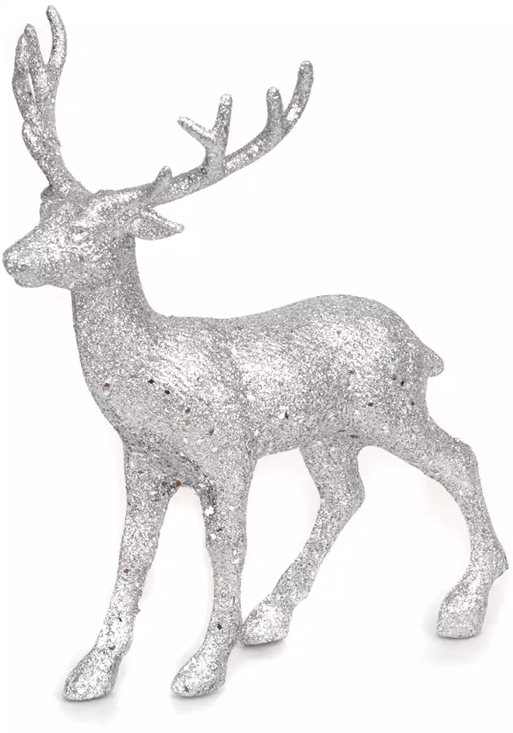 Новогоднее украшение олень фигура 26х20 см 058D-1691D