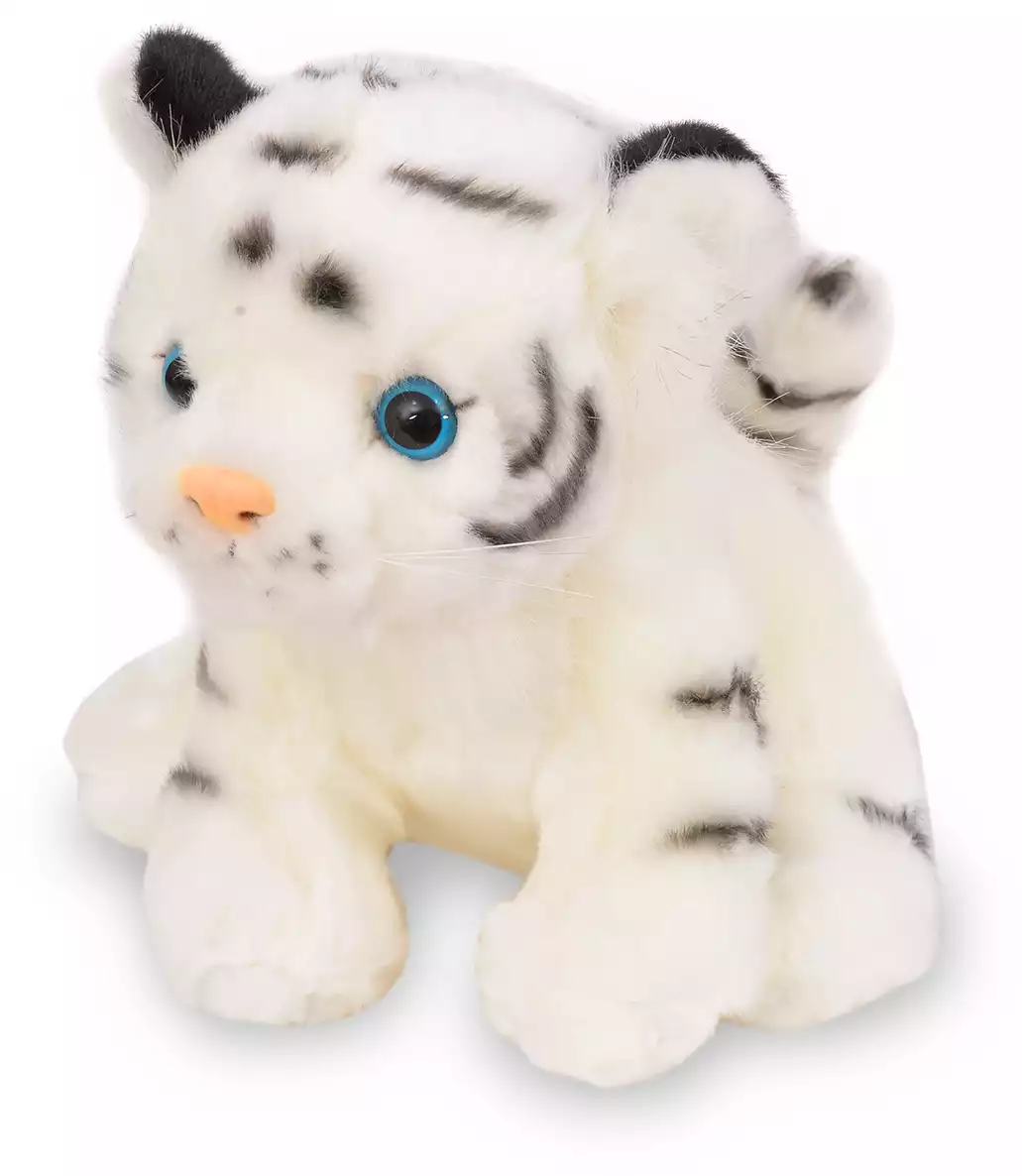 Мяг. Тигр Тэффи белый 18 см TL223001-2 ТМ Коробейники