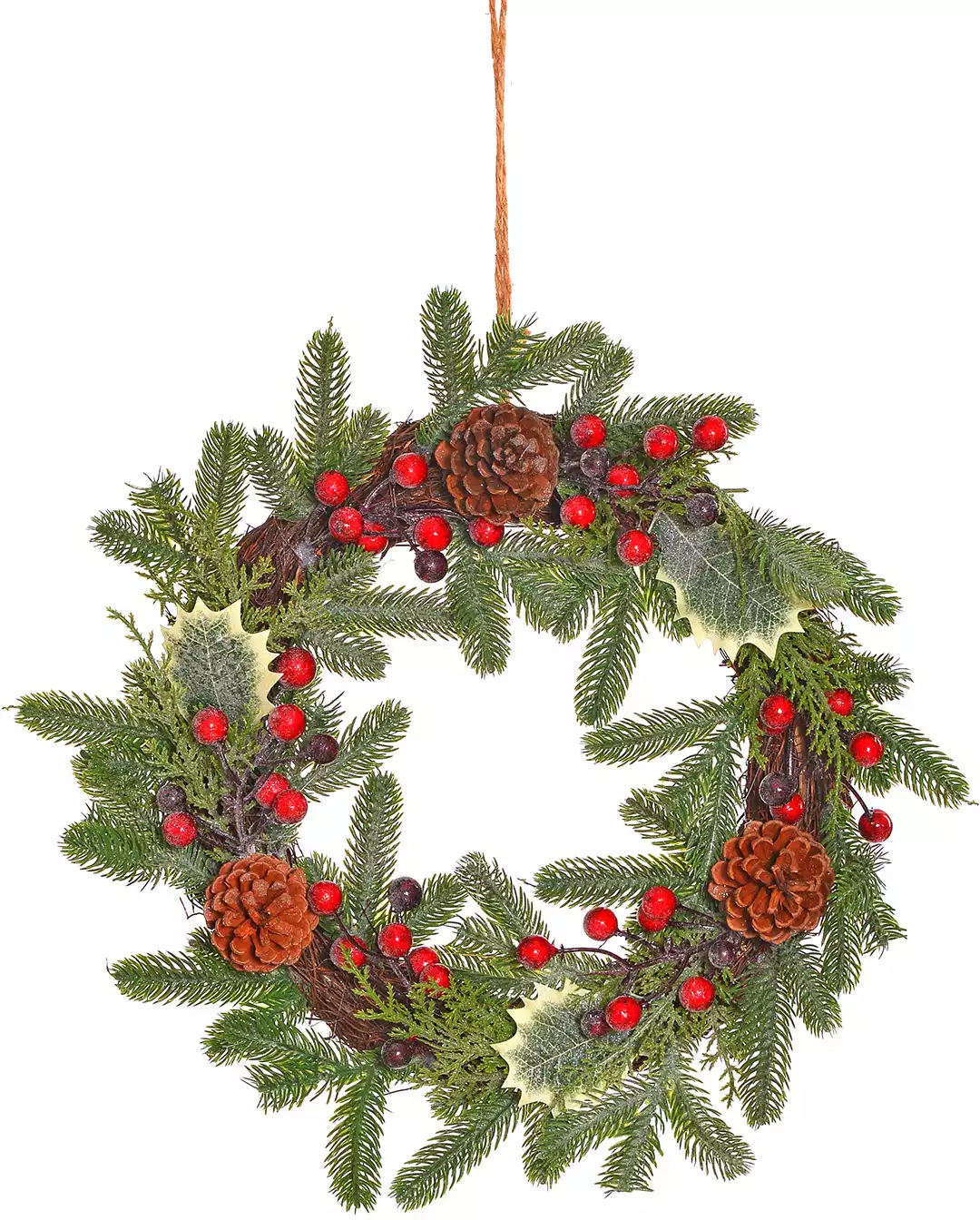 Новогоднее украшение венок ECA1019013