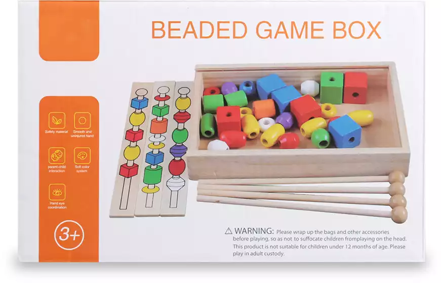 Логическая игра Нанизай шашлычок MC043 дерево