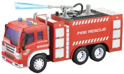 WB ES Машина инерционная WY351A-WB Пожарная машина свет/звук, в/к