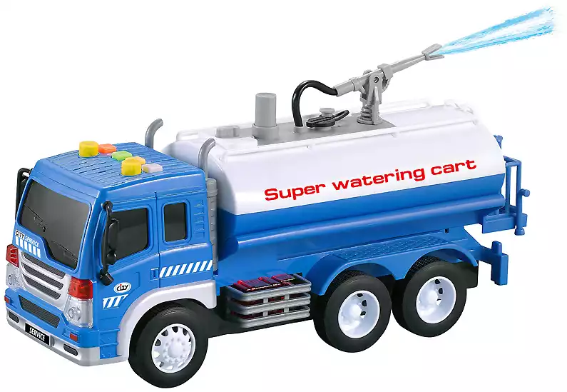 WB ES Машина инерционная WY331A-WB Поливомоечная машина свет/звук, в/к