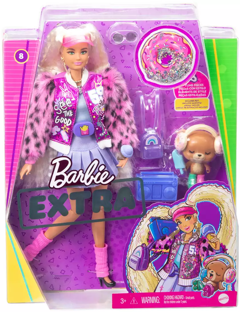 Кукла Barbie GYJ77 Экстра Блондинка с хвостиками купить в Челябинске -  интернет магазин Rich Family