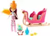 Игровой набор Enchantimals GJX31 Кукла и питомец Рождественские сани