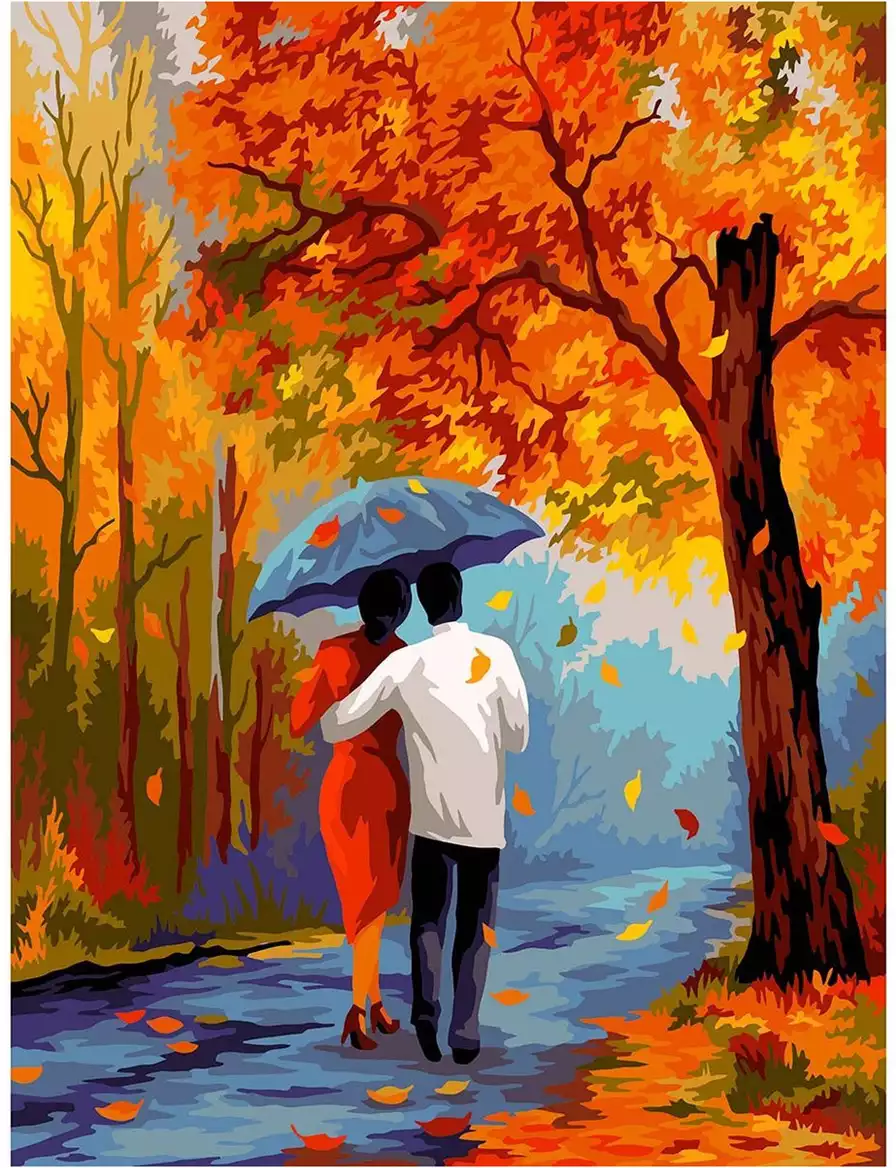 Рисование по номерам 40*50 GX39207 Романтика осени