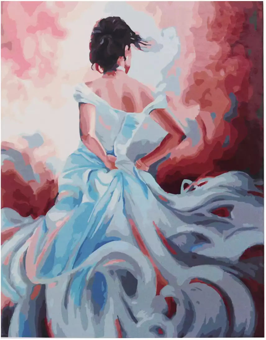 Рисование по номерам 40*50 GX34007 Танец Фламенко