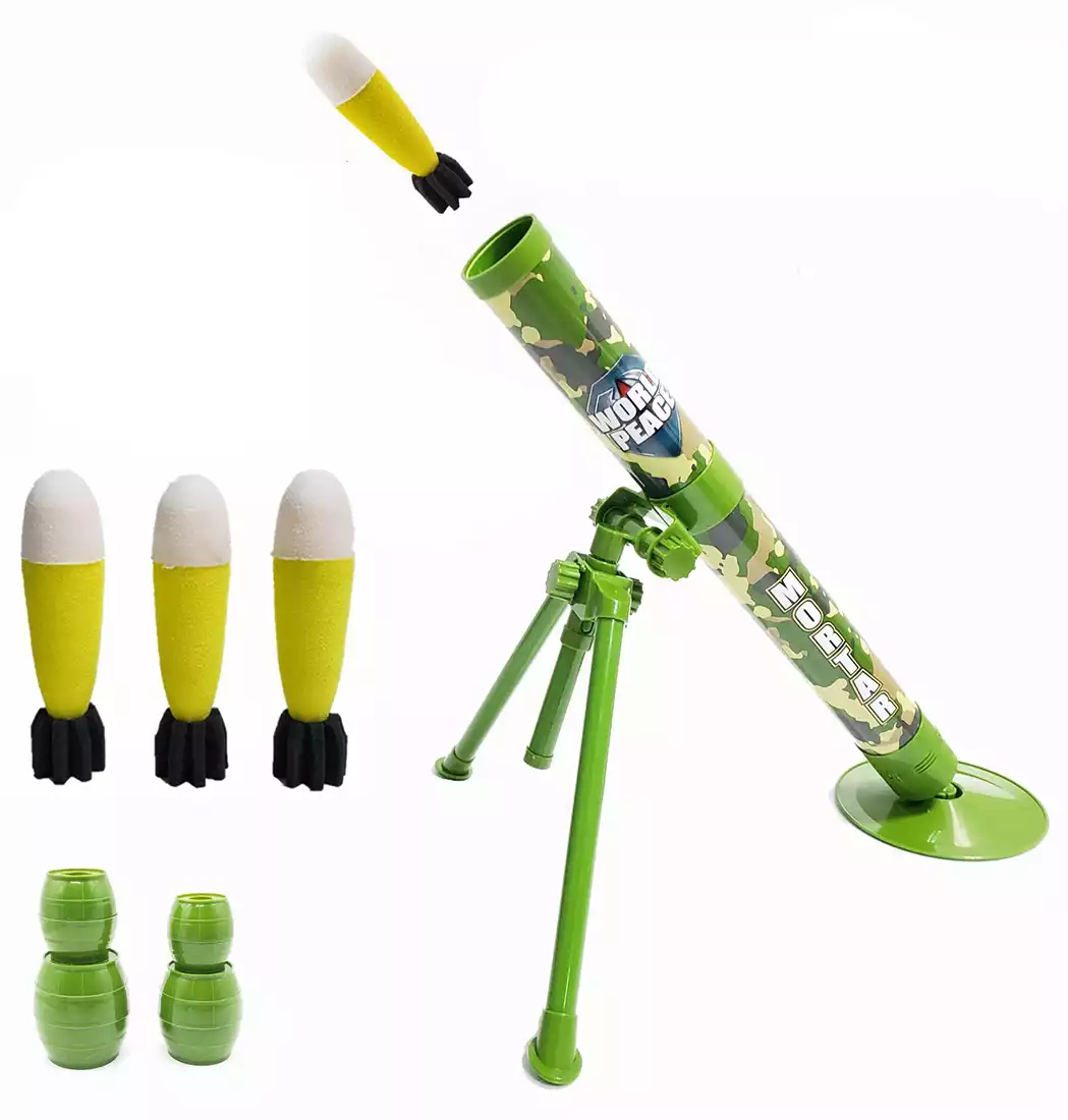 Механический миномет с мягкими снарядами и мишенями WB ZYB-B3541