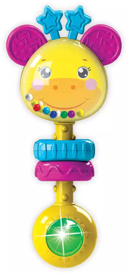 Музыкальная погремушка Жирафик (Люленьки) 2691 Азбукварик