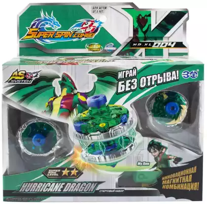 Игровой набор Super Spin Combo Hurricane Dragon волчок с пусковым устройством UNT307004