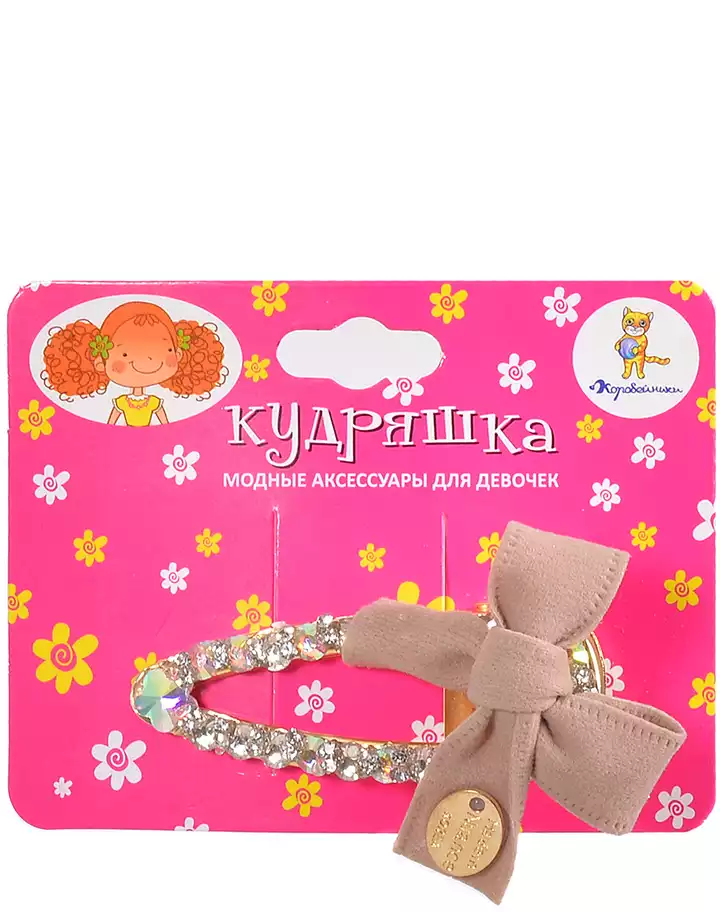 Зажим для волос ЧАТ-ЧАТ бант 1 шт 058D-1914D