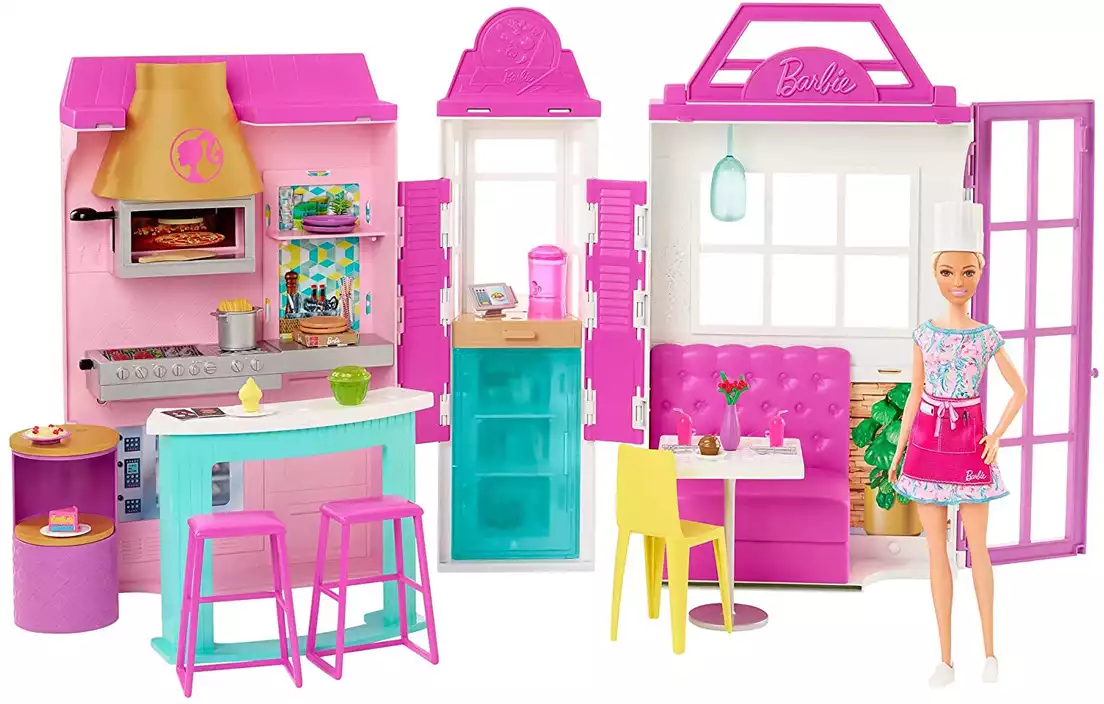 Игровой набор Barbie HBB91 Гриль -ресторан с куклой