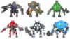 Набор игровой воинов-меха 6 фигурок с подвижными конечностями, акссесуары 8910-197 WB