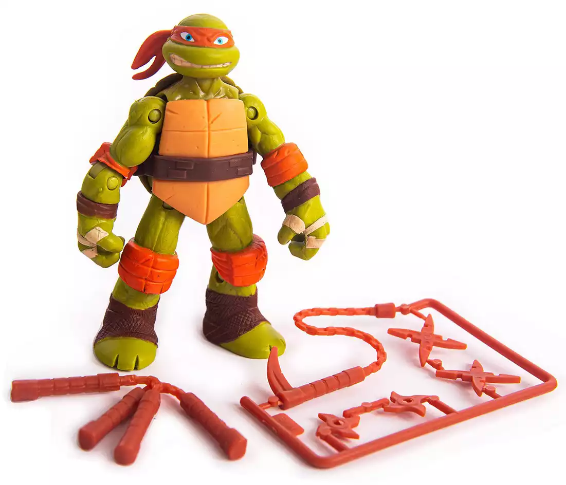 Фигурка TMNT Черепашки-ниндзя Микеланджело 12см 90618 купить в Красноярске  - интернет магазин Rich Family