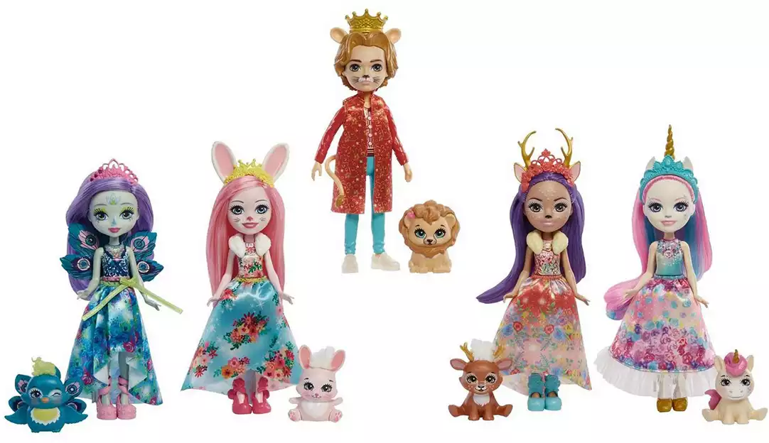 Игровой набор Barbie GYN58 Королевские друзья куклы с питомцами