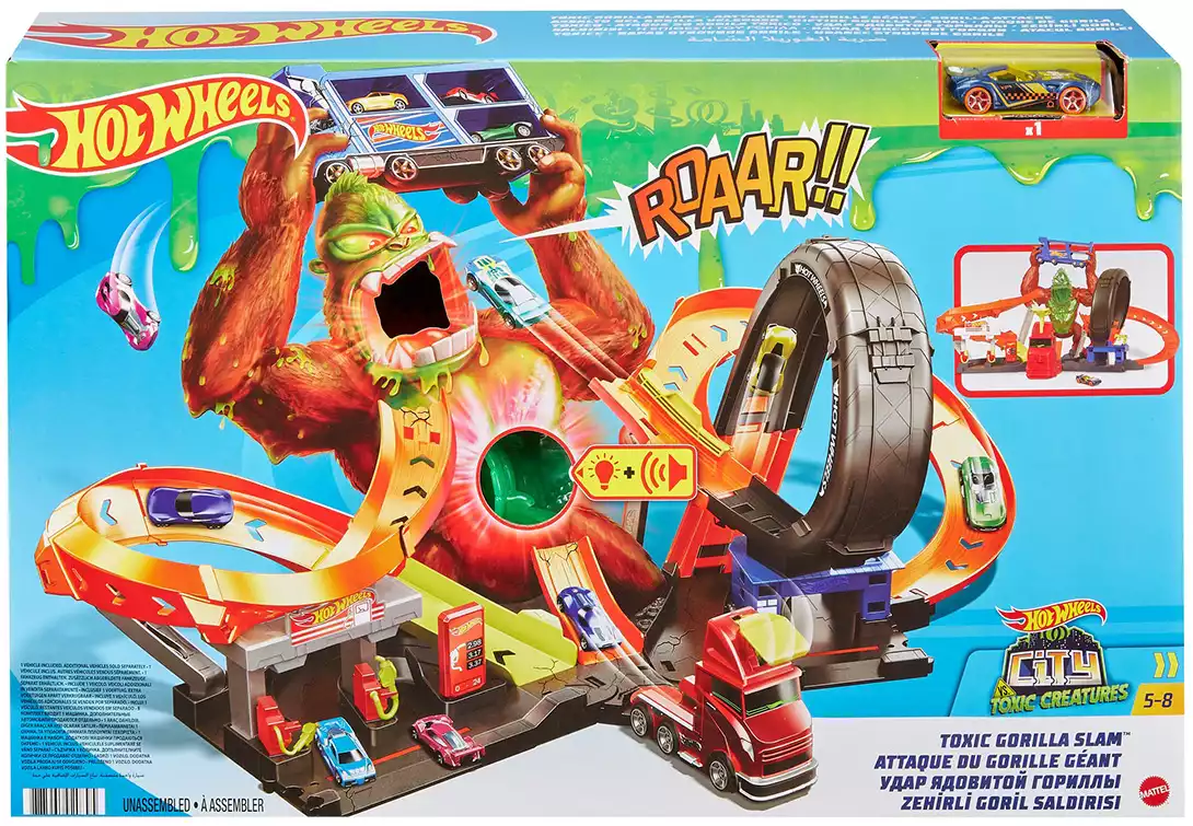 Набор игровой Hot Wheels GTT94 Сити Атака бешеной гориллы