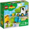 Конструктор Мусоровоз и контейнеры для раздельного сбора мусора 10945 LEGO Duplo