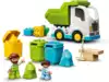 Конструктор Мусоровоз и контейнеры для раздельного сбора мусора 10945 LEGO Duplo