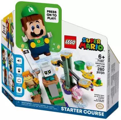 Стартовый набор «Приключения вместе с Луиджи» 71387 LEGO Super Mario