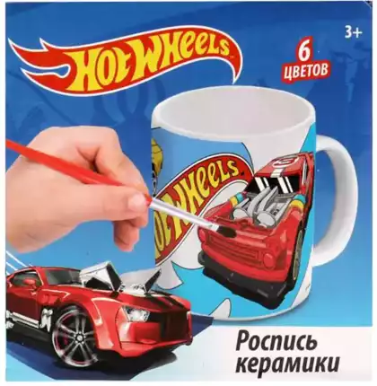 Набор для творчества Кружка для росписи Hot Wheels 100PAINTMUG-HW MultiArt