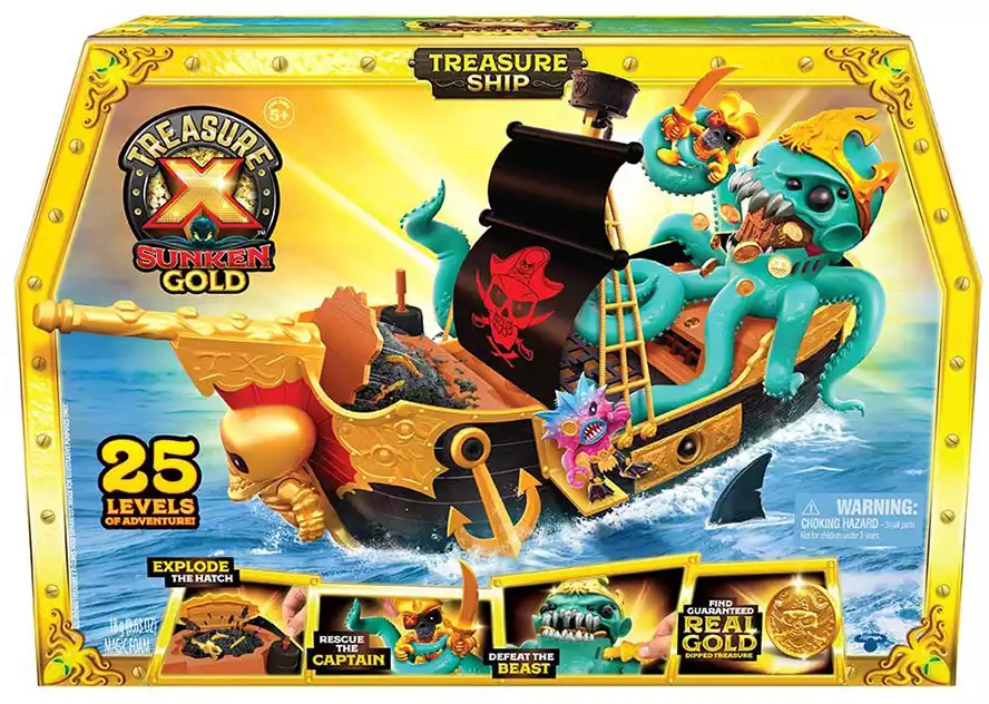 Большой набор Treasure X Корабль c сокровищами 41579