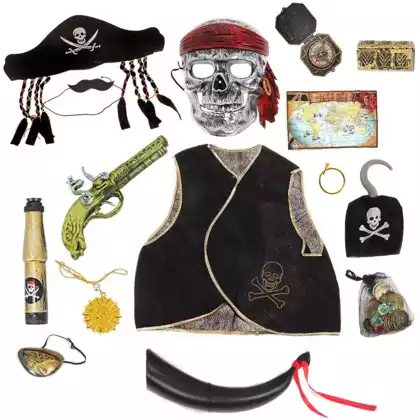 Набор пирата из 15 предметов 68-09