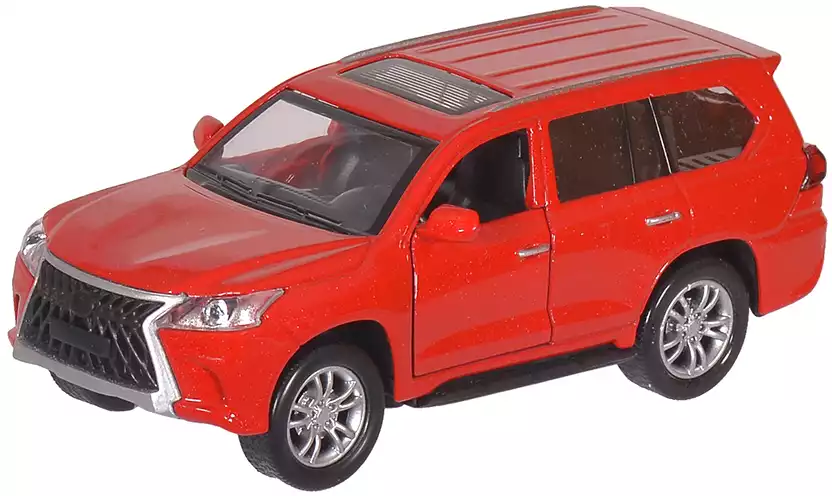 Мод. маш. 1:36 Infinity QX80 свет, звук, Инерционный механизм Красный WB FY6208