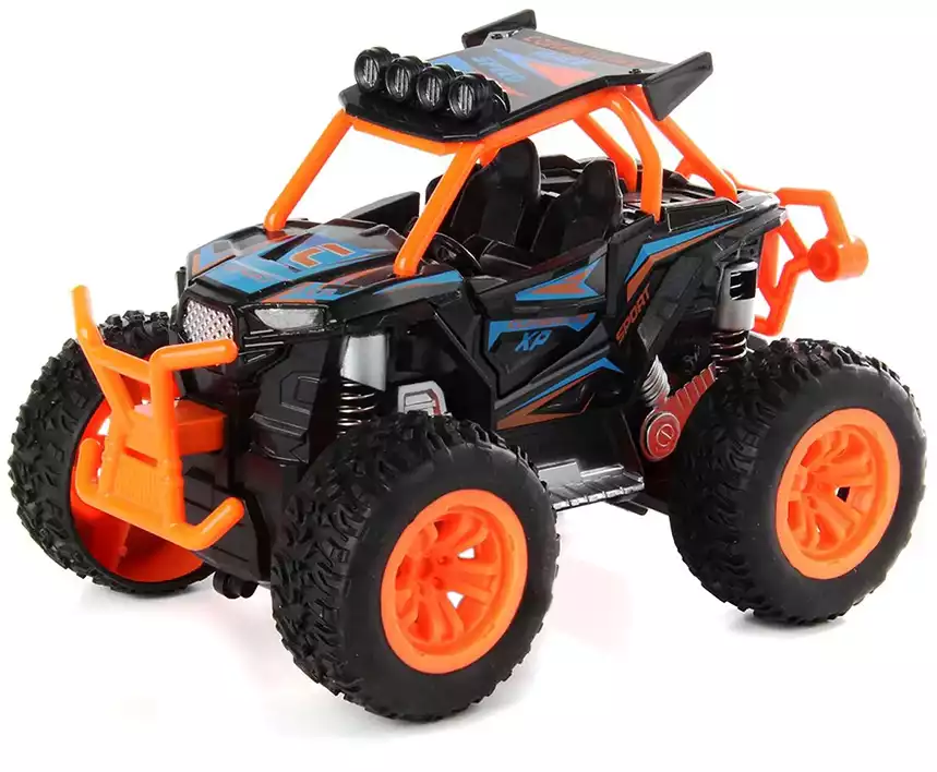 Мод. маш. БИГФУТ 4WD 20см свет, звук, Фрикционный механизм Оранжевый WB ZYB-B2921-1