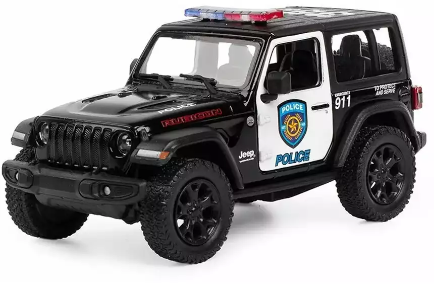 . KINSMART KT5412DP Jeep Wrangler 2018 Police