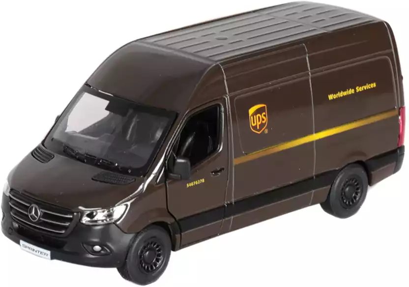 Мод. маш. KINSMART KT5430D Mercedes-Benz Sprinter UPS Инерционный механизм 1:48