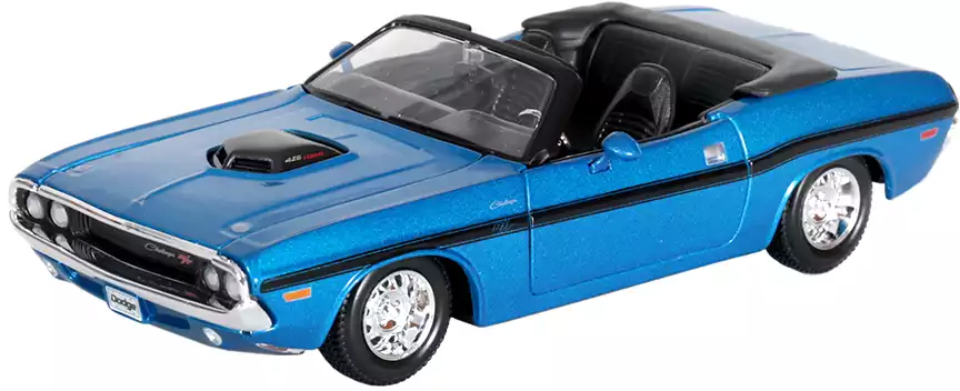 Модель машины 1:24 MAISTO Dodge Challenger R/T Convertible 1970 31264