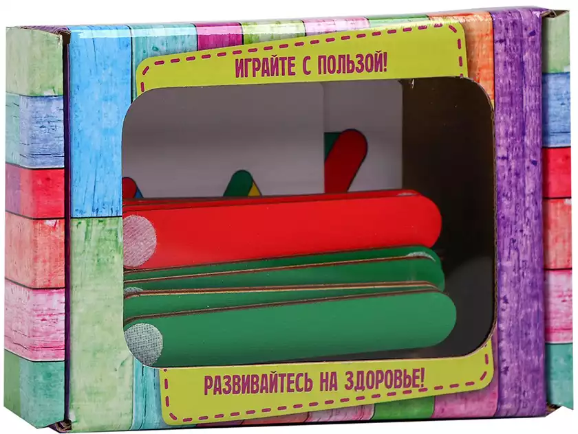 Игра с липучками Палочки - смекалочки П1016 SmileDECOR