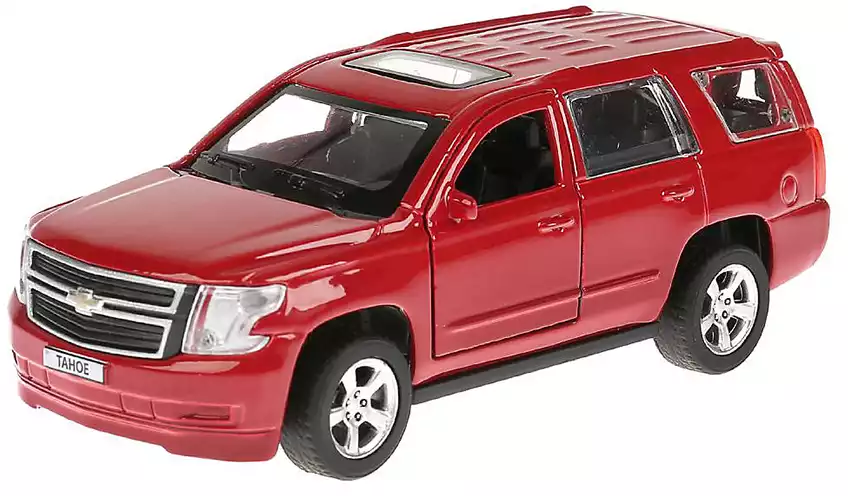 Модель машины Chevrolet (Chevy) TAHOE/LEXUS LX570 12см TAHOELX570-12DB12-MIX Инерционный механизм (1/12шт) ТЕХНОПАРК