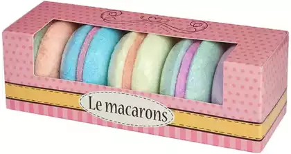 Игра в ванной Набор шипучей соли для ванн Le makarons 250г (5шт)