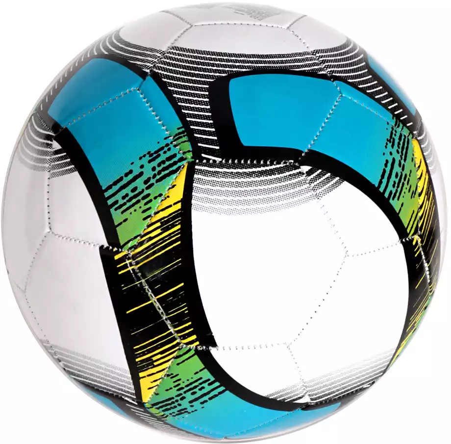 Мяч футбольный 2х-слойный, размер 5,PU,машинная сшивка,32 панели,296 г.