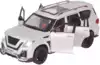 Модель машины Nissan Patrol 1:24 (19см) свет, звук, Инерционный механизм 37754