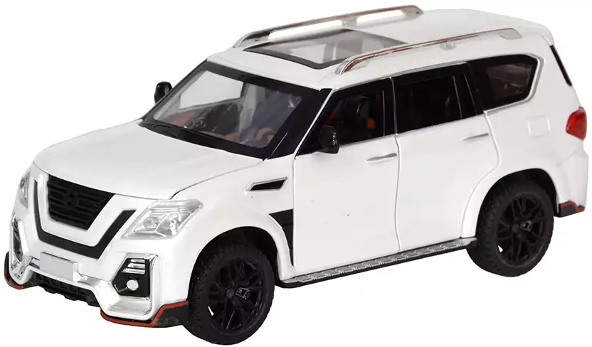 Модель машины Nissan Patrol 1:24 (19см) свет, звук, Инерционный механизм 37753