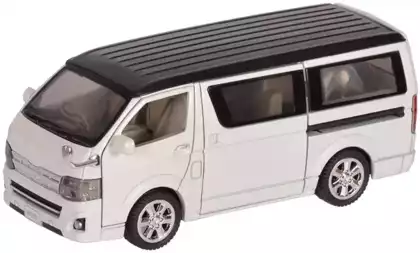 Модель машины Toyota Hiace 1:32 (16см) свет, звук, Инерционный механизм M929D-2